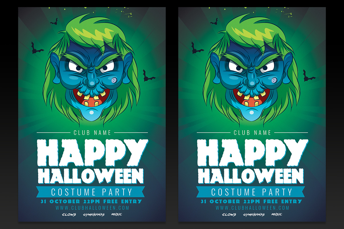 Halloween Costume Party Flyer - PSD, a Flyer Template by designblends@gmail.com (Photo 1 of 3)
