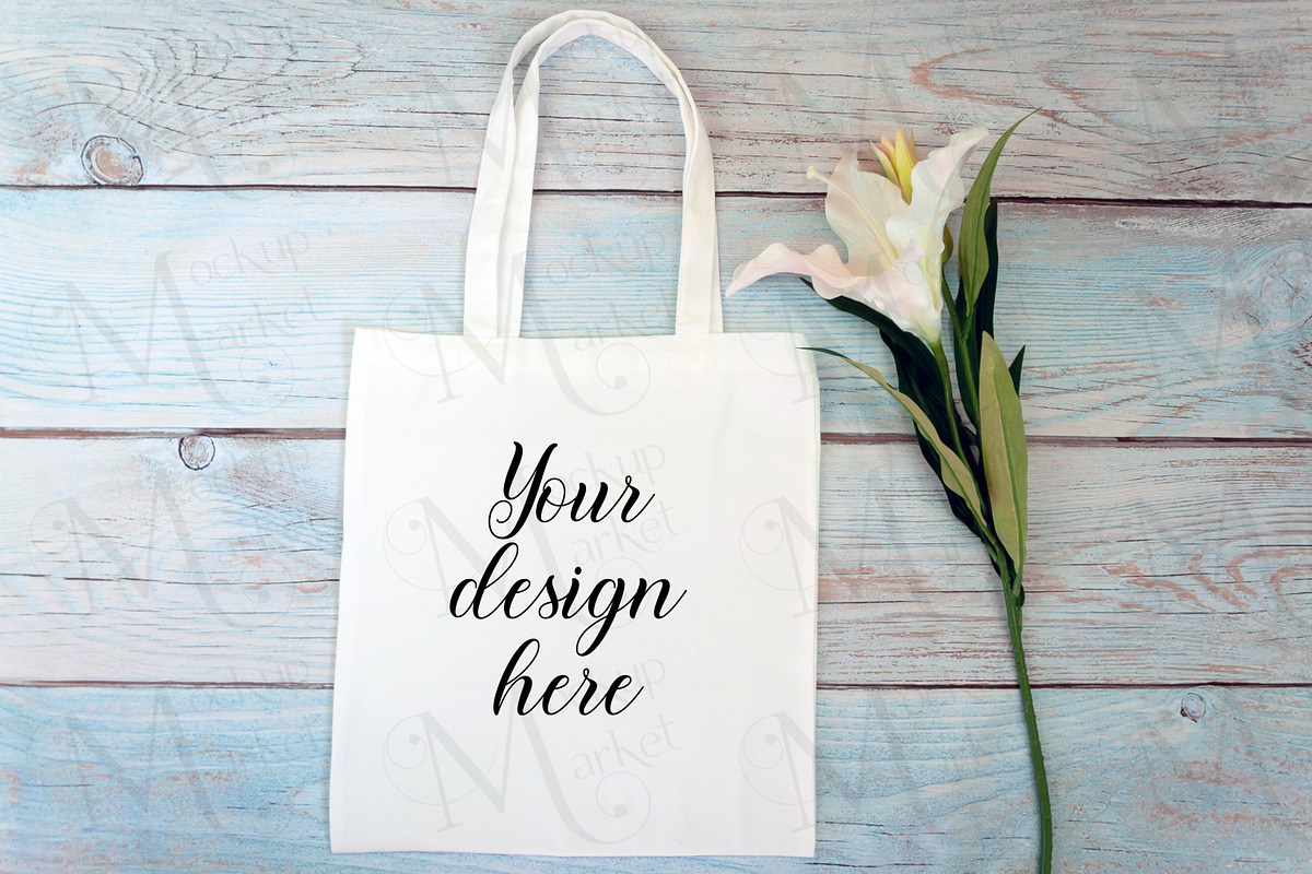 22 Cotton Tote bag Mockup Bundle., a Print Template by MockupMarket (Photo 19 of 23)