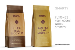 Eco Coffee Bag Mockup