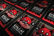 Evil Cat Halloween Flyer, a Flyer Template by ashenterprise (Thumbnail 3 of 3)