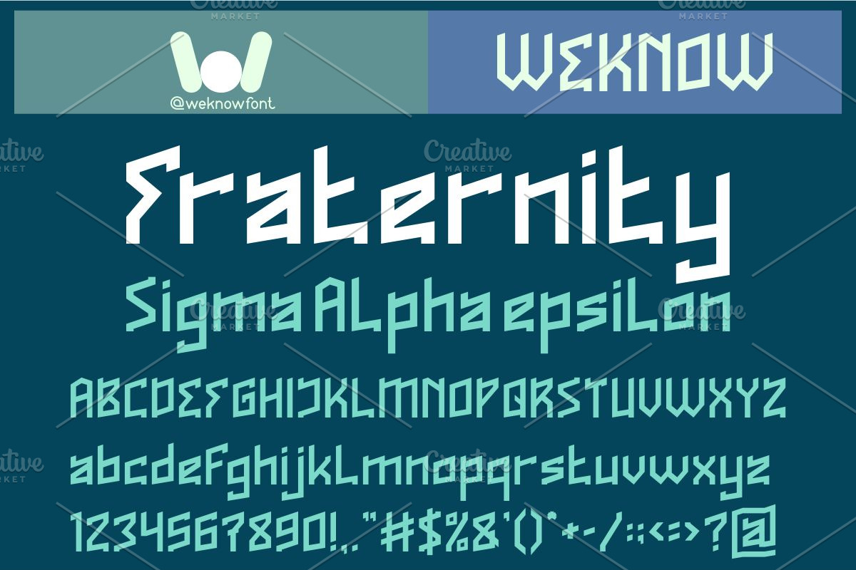 Rock Alternative Font, a Font by weknow (Photo 3 of 8)