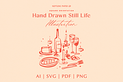 Hand Drawn Still Life, an Object Illustration by Neptune Paper Co. (Thumbnail 1 of 2)