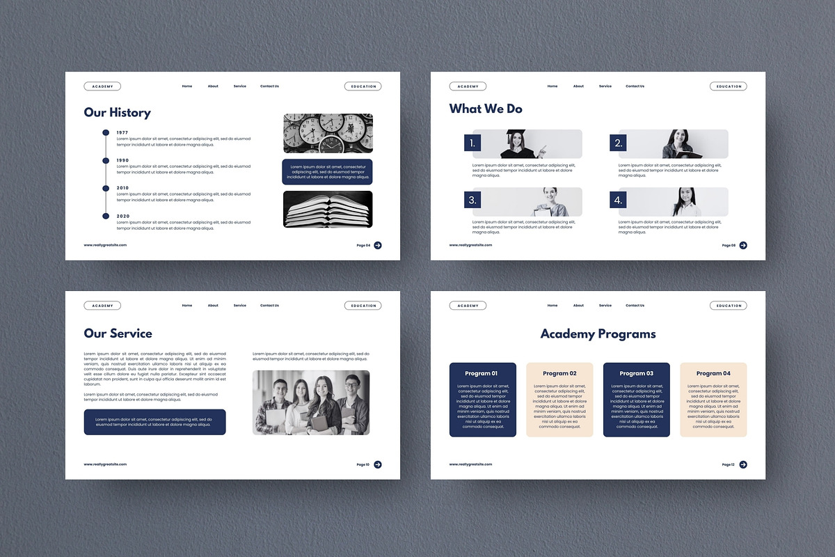 Boarding School Presentation, a Presentation Template by FIBRINOSÄ (Photo 2 of 3)
