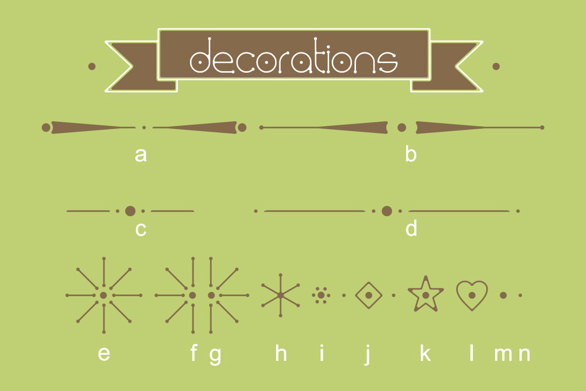 Dendricula Typeface preview 3
