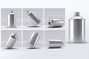 Oil Round Tin Can Screw Lid Mockup, an Advertising Mockup by Hubzway (Thumbnail 7 of 7)