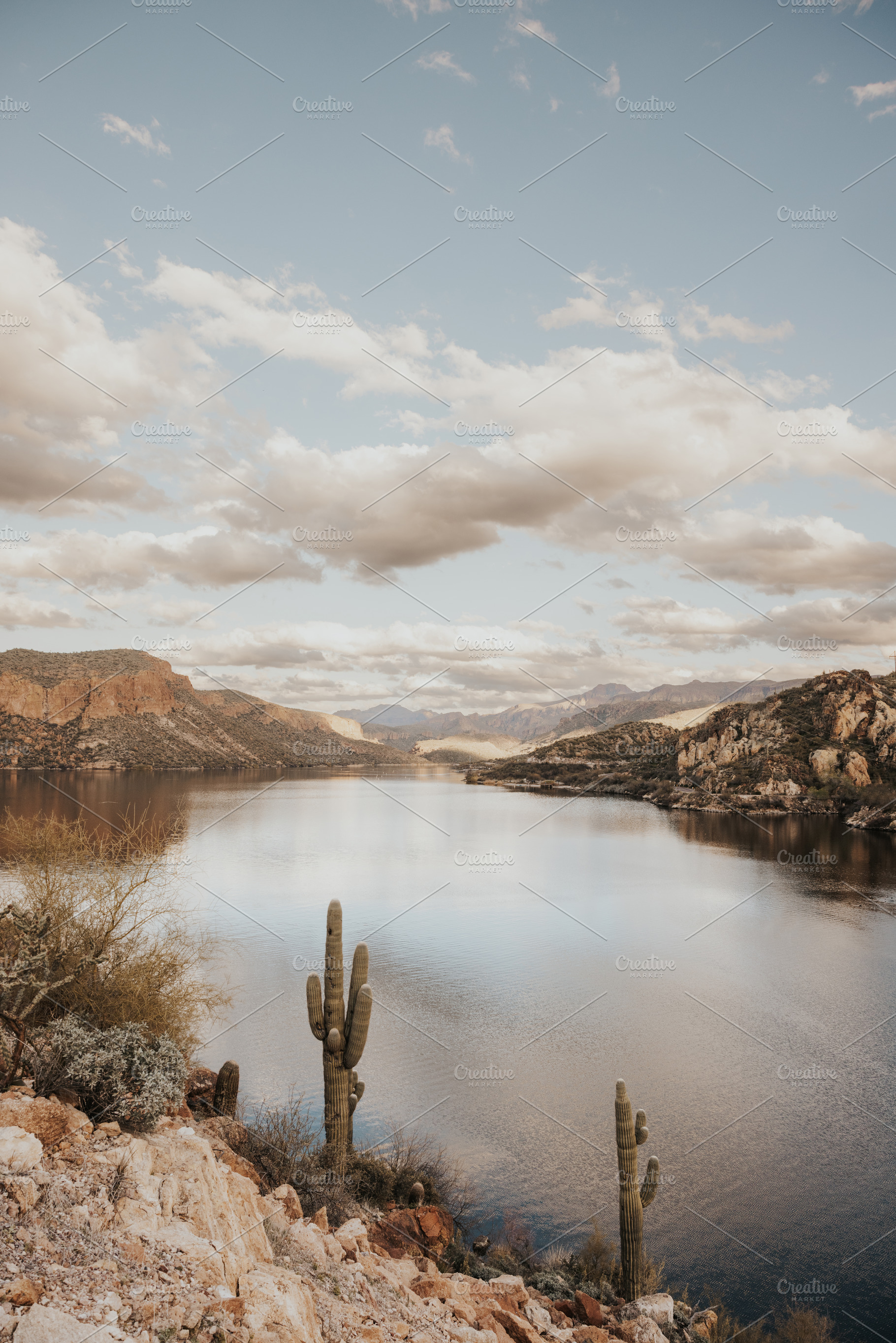 Lake in Arizona, a Nature Photo by remi + tori