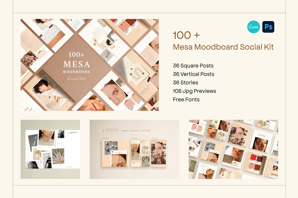 Mesa Bundle 4in1, a Social Media Template by Sparrow & Snow (Photo 4 of 5)