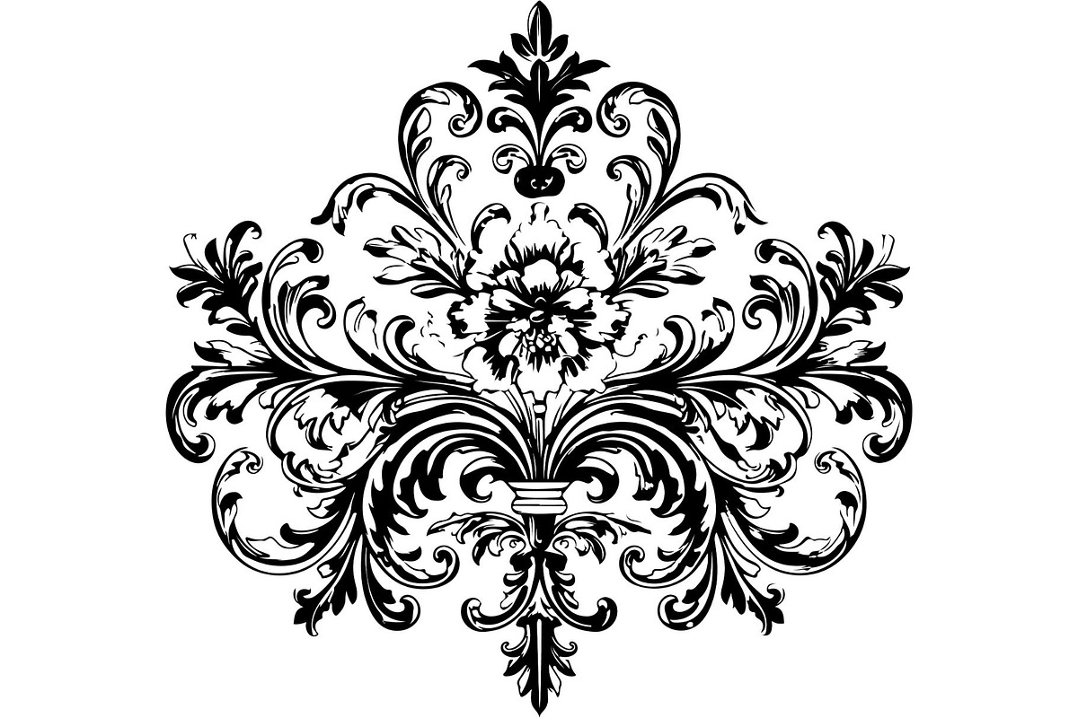 Vintage Floral Ornament & Wreath SVG, an Object Graphic by Gfx_Store (Photo 4 of 16)