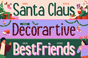 Snowie - Playful Christmas Display, a Sans Serif Font by Artisan Themes (Thumbnail 4 of 12)