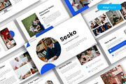 Sesco – Education Keynote Template, a Presentation Template by kreatifreya (Thumbnail 1 of 5)