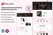 Silky-Fabric Textile Elementor Kit, a WordPress Template by Techeshta Solutions (Thumbnail 1 of 6)