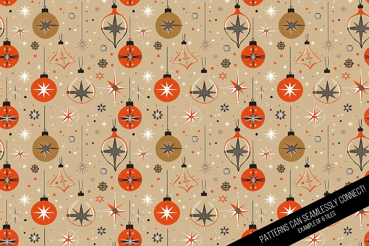 Vintage Holiday 2 Digital Paper, a Pattern Graphic by Chromolume Studio (Photo 18 of 28)