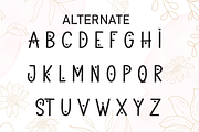 Beauty Flower | Script Font, a Script Font by Scratchones (Thumbnail 8 of 9)