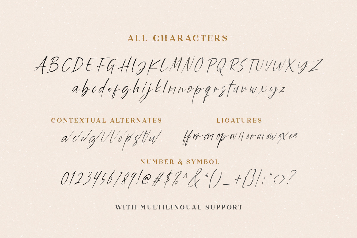 Louise Walker - FONT DUO, a Script Font by Sarid Ezra (Photo 10 of 11)