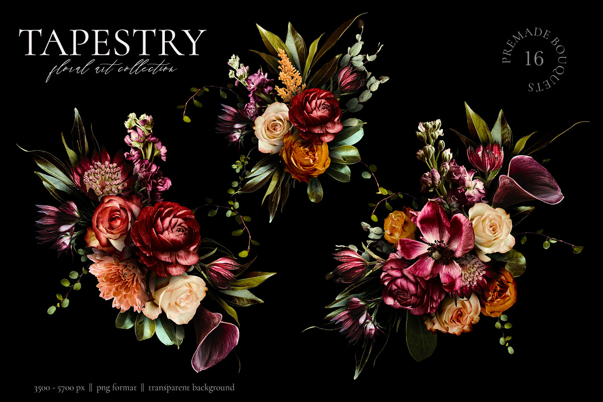 Tapestry Floral Art Collection, an Object Graphic by Eclectic Anthology (Photo 6 of 18)