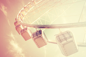 Watch a big wheel turning 'round...