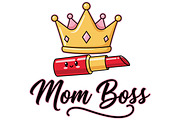 Mom Boss Mothers Day T-Shirt svg, an Object Illustration by Ghagra (Thumbnail 2 of 7)