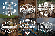 60 Vintage Badges and Logos Bundle, a Branding & Logo Template by shazi (Thumbnail 11 of 21)
