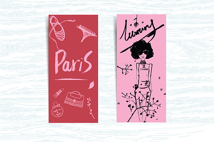 Fashion Icon Template Design Vintage