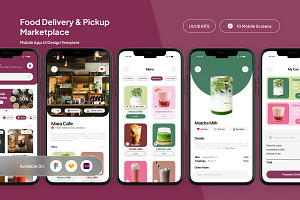 Sipin – Food Delivery & Pickup App, an App Template by trabaskriya