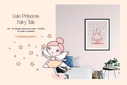 Cute Princess Fairy Tale, an Object Graphic by Apolinarias Art (Thumbnail 6 of 9)