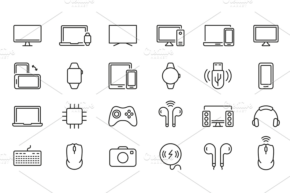 Modern Electronic Wireless Equipment, a Technology Illustration by Vector Creator
