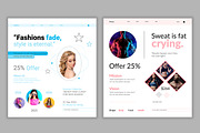 Landing Cover Page, an UI Kit Template by CreativeShaper (Thumbnail 1 of 3)