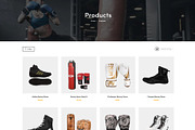 Boxing Kit & Equipment Shopify Theme, a Shopify Template by HasnainDEV (Thumbnail 3 of 5)