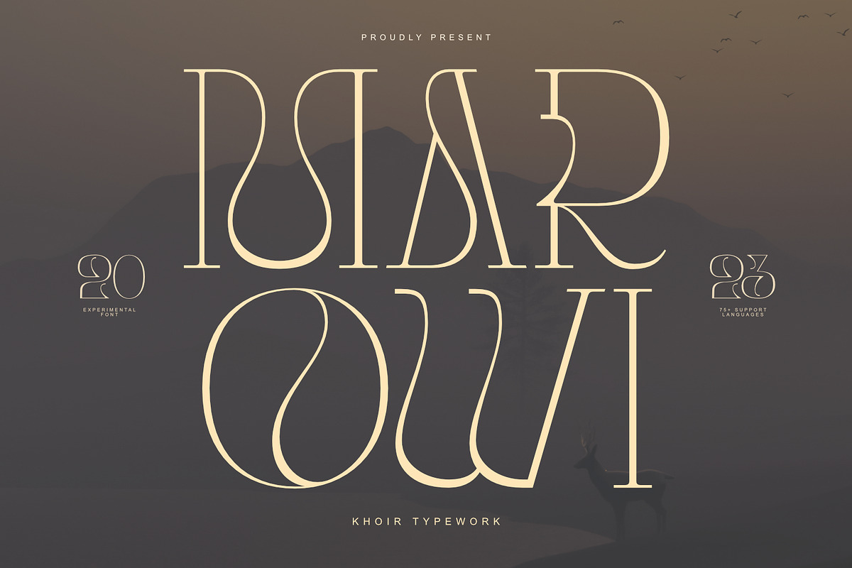 Marowi Font, a Serif Font by Khoir (Photo 1 of 9)