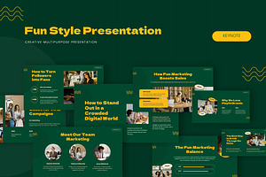 Fun Style - Keynote, a Presentation Template by AQR Studio