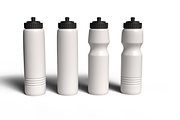 4 Sport Water Bottles 3D Model, an Object 3D Model by Casa Mandarina (Thumbnail 3 of 5)