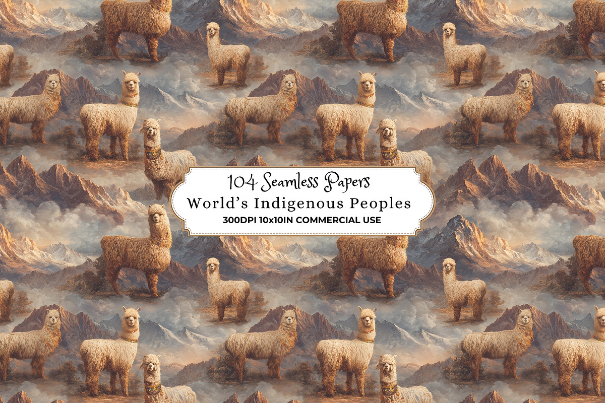 World’s Indigenous Peoples Patterns, a Pattern Graphic by Nicole Branger Art (Photo 6 of 38)