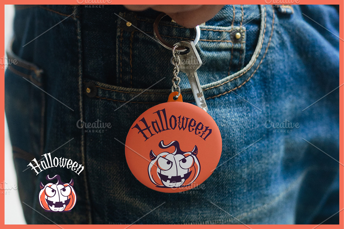 Set of Cartoon Halloween Pumpkins, an Object Graphic by Nearbirds (Photo 5 of 5)