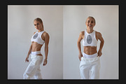 Sport Pants and Tank-Top Mock-Up Set, a Bottom Mockup by Freeman Studio (Thumbnail 8 of 15)