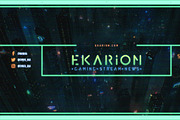 Retro-wave 80's YouTube Banner set, a Social Media Template by Midgardians (Thumbnail 5 of 7)