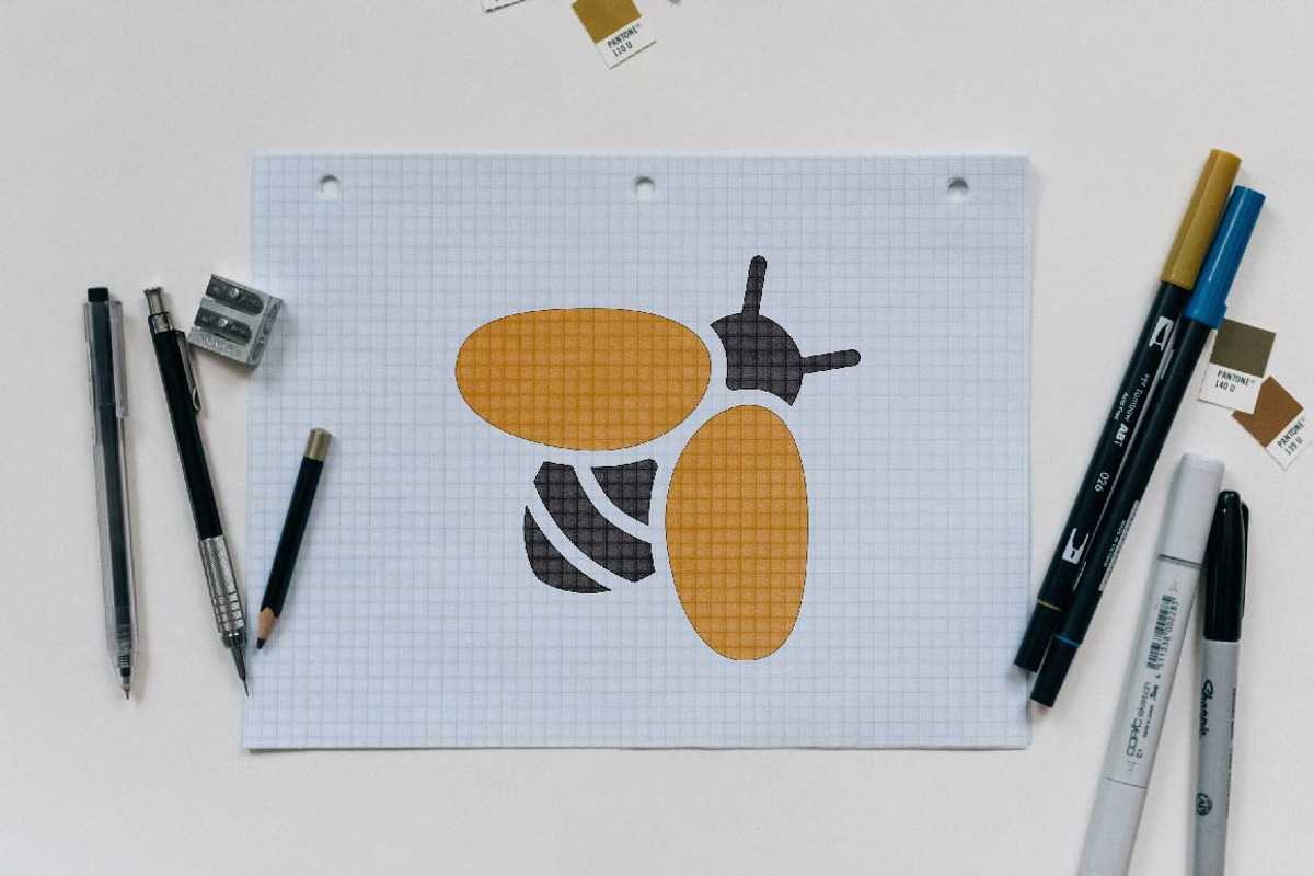 Sweet Honey Bee Insect Nature Logo, a Branding & Logo Template by jongcreative (Photo 2 of 3)