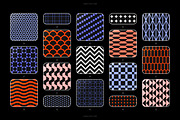 Vibrant Geometric Seamless Patterns, a Pattern Graphic by Samolevsky (Thumbnail 8 of 13)