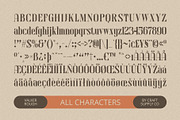 Valtine Rough, a Serif Font by Craft Supply Co. (Thumbnail 8 of 8)