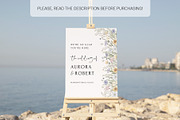 Wildflower Wedding Welcome Sign Boho, an Invitation Template by PawGraphic (Thumbnail 8 of 8)