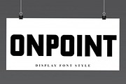 ONPOINT, a Script Font by FreshTypeINK (Thumbnail 1 of 8)