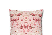 Swan & Bow Seamless Pattern, a Pattern Graphic by elfy creative (Thumbnail 2 of 7)