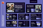 Black Purple Business Proposal, a Presentation Template by Sixtemp (Thumbnail 1 of 3)