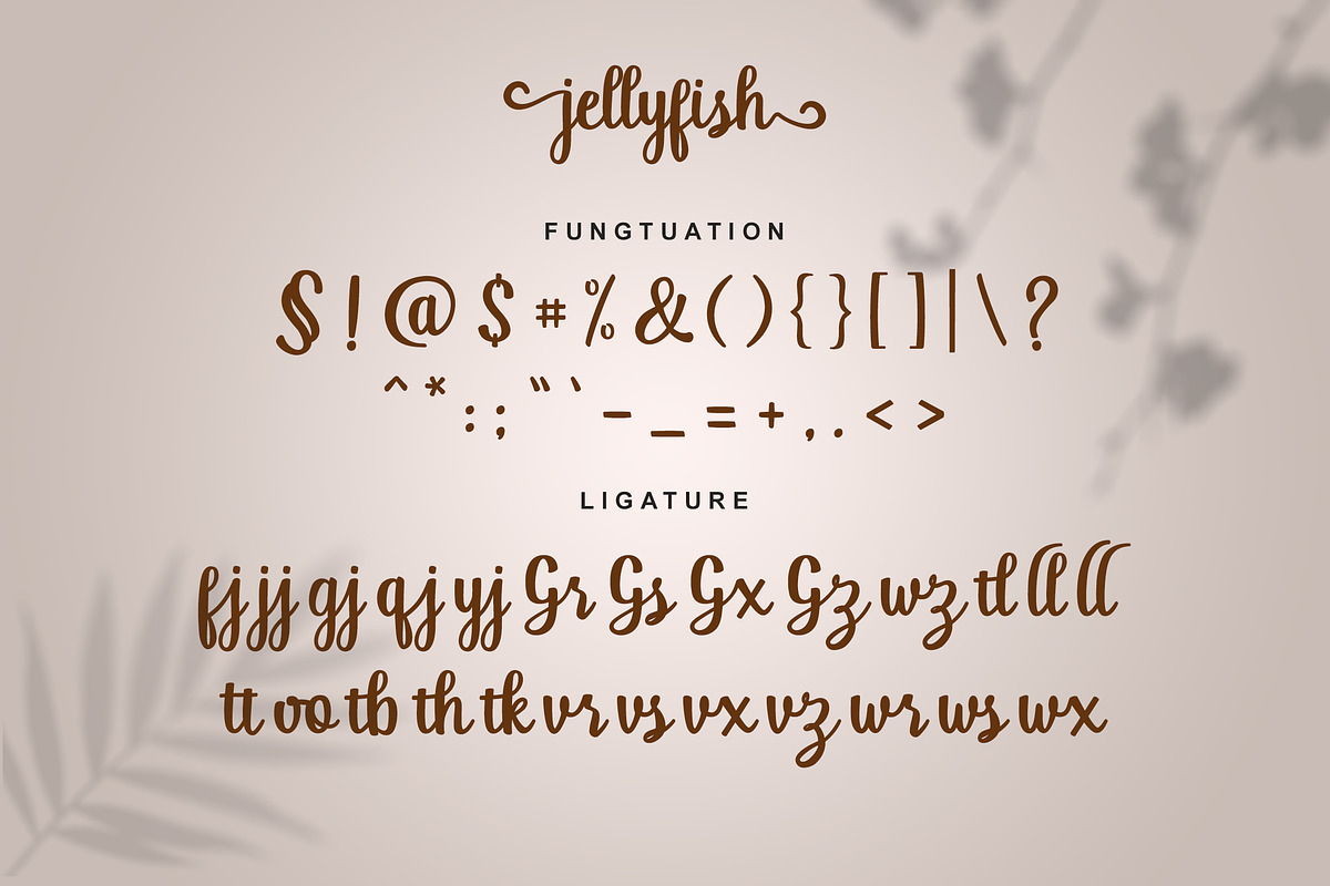 Jellyfish Script preview 8