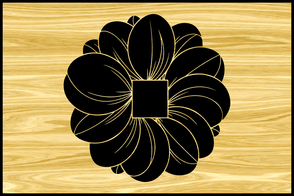 Decorative Floral Frame Silhouette S, an Illustration by Designer_Momina (Photo 3 of 4)