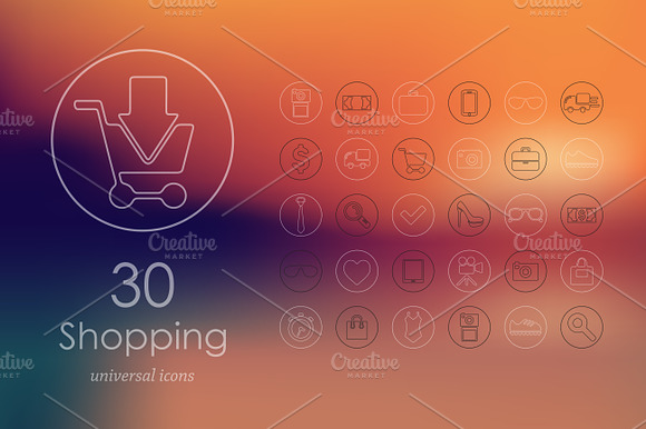 30 Shopping Icons