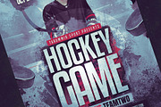 Hockey Game Flyer, a Flyer Template by Tarommir (Thumbnail 3 of 3)