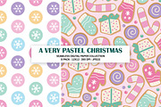Pastel Christmas Seamless Pattern, a Pattern Graphic by Alanna Messina Design Co (Thumbnail 5 of 8)