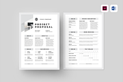 Proposal | MS Word & Indesign, a Marketing Template by Leaflove (Thumbnail 1 of 7)