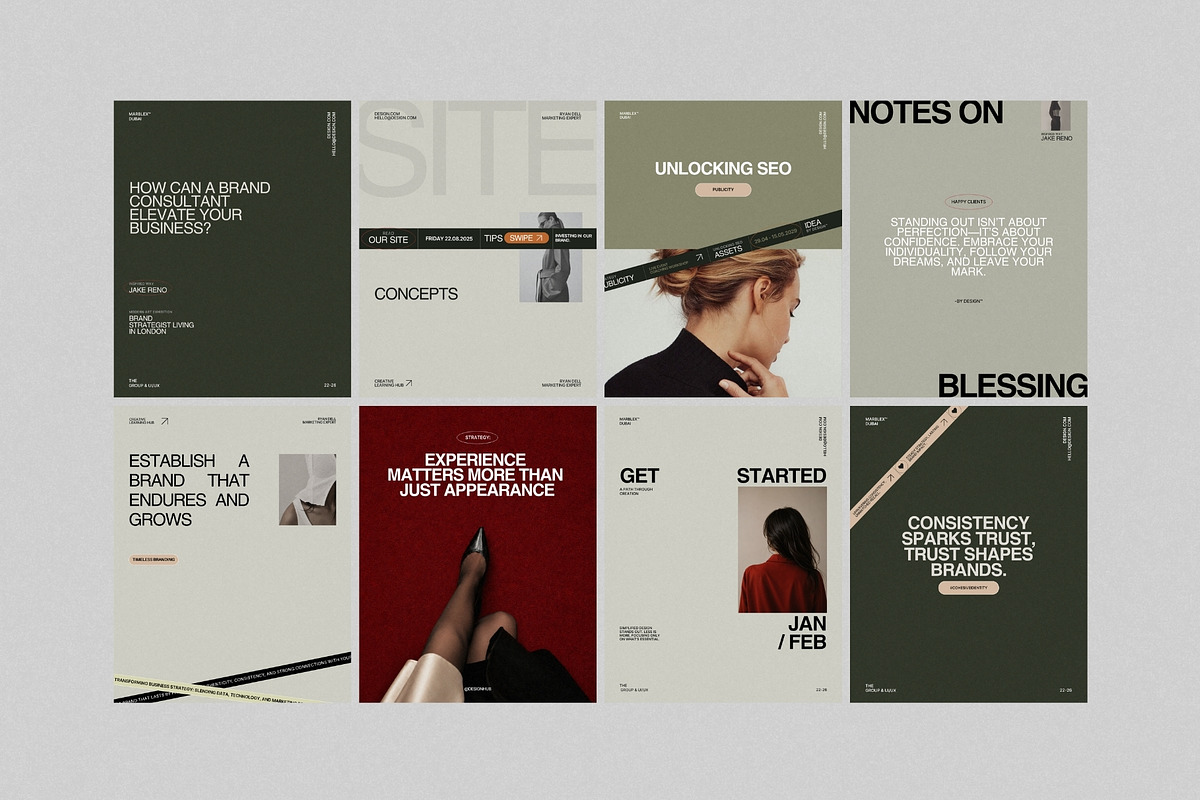 ZAVI | Social Media Kit (III), a Social Media Template by The Aesthetic Studio (Photo 9 of 10)