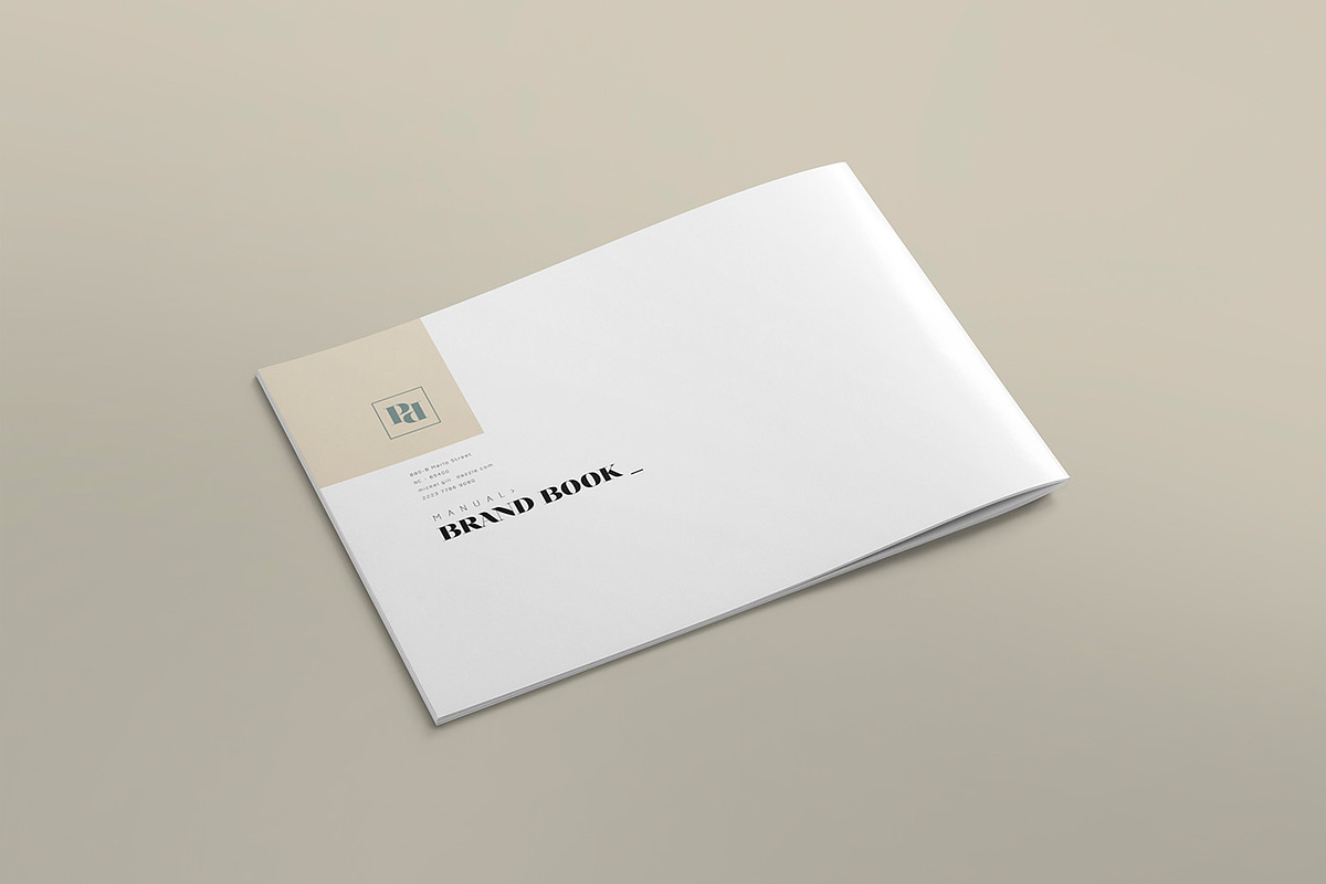 The Ocean - Brand Manual Template, a Brochure Template by ZippyPixels (Photo 3 of 16)